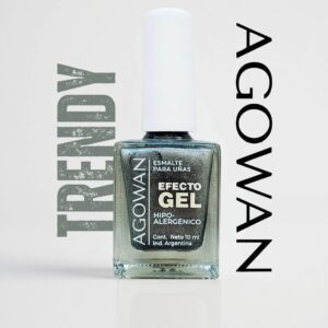 Esmalte #W69 Gris oscuro "Perlado"